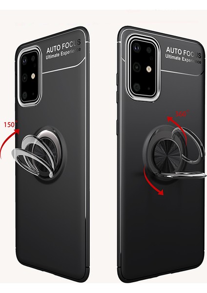 Samsung Galaxy M31S Kılıf Yüzüklü Manyetik Ravel Silikon modelleri