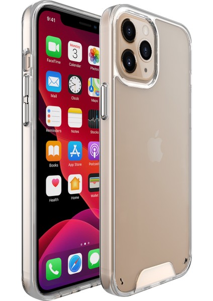 Apple Iphone 12 Pro Max Kılıf Ultra Korumalı Şeffaf Sert Gard Kapak
