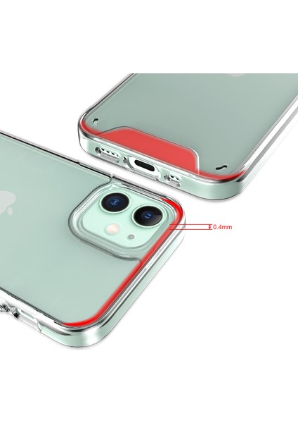 Apple Iphone 12 Mini Kılıf Ultra Korumalı Şeffaf Sert Gard Kapak