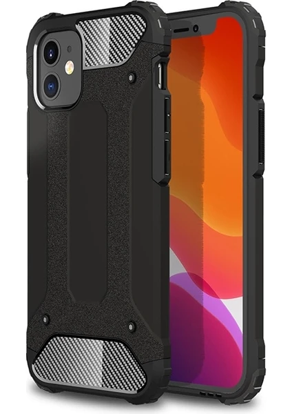 Apple Iphone 12 Kılıf Çift Katmanlı Armour Case