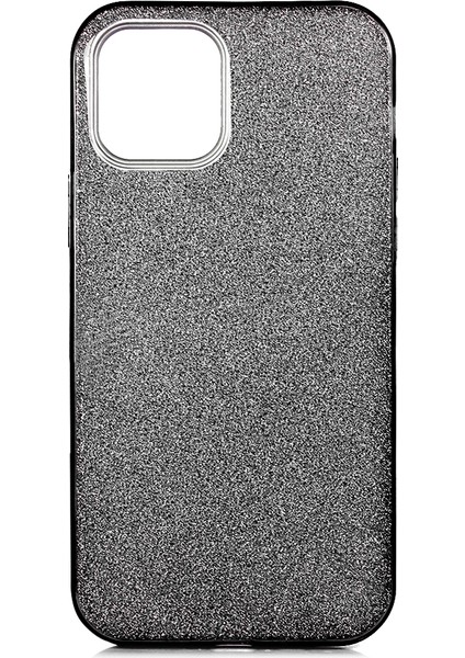 Apple Iphone 12 Kılıf Simli Parlak Shining Silikon