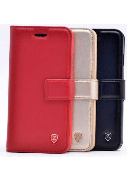 General Mobile Gm 20 Kılıf Cüzdanlı Standlı Kapaklı Delux