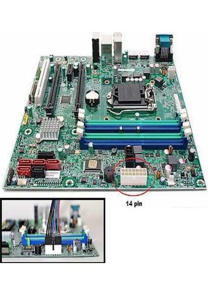 Atx Power Dönüştürücü Kablo (24 Pin To 14 Pin)