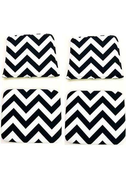 Knsz minder seti 2 li mazlum aldo kumaş oturma ve sırt tel sandalyesi minderi bir arada