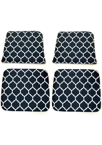 Knsz minder seti 2 li zng&mğr&uslu viona kumaş tel bar sandalyesi oturma ve sırt minderi set fiyatları