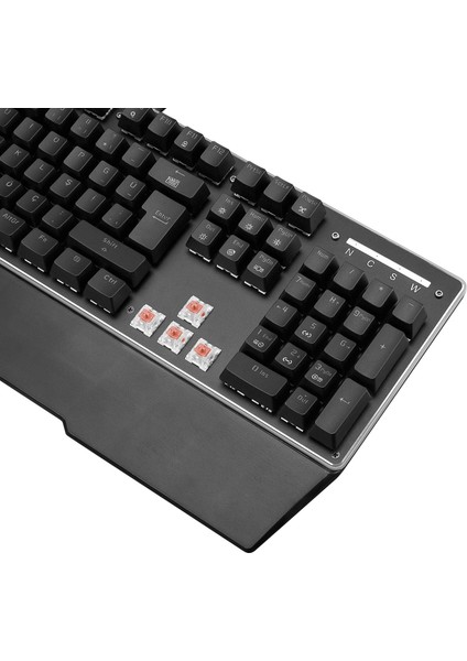 Rmk-X1 Mıracle USB Full Rgb Aydınlatmalı Q Jixian Red Switch Gaming Oyuncu Mekanik Klavye