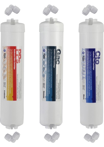 2,5 Inc Quick Filtre Seti+Dirsekli