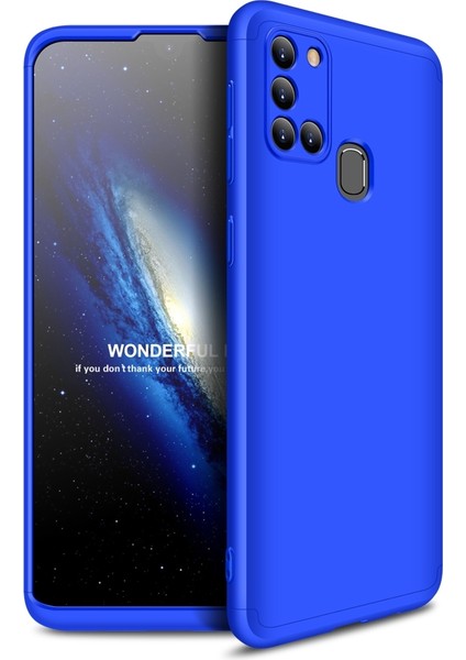 Samsung Galaxy A21S Kılıf 3 Parça 360 Zore Ays Kapak