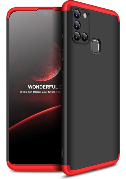 Samsung Galaxy A21S Kılıf 3 Parça 360 Zore Ays Kapak
