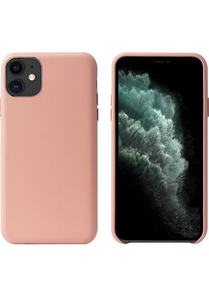 Apple iPhone 8 Kılıf Deri Içi Süet Lansman Eyzi Silikon