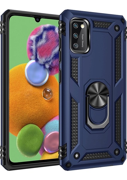 Samsung Galaxy A41 Kılıf Ultra Korumalı Yüzüklü Manyetik Vega Kapak