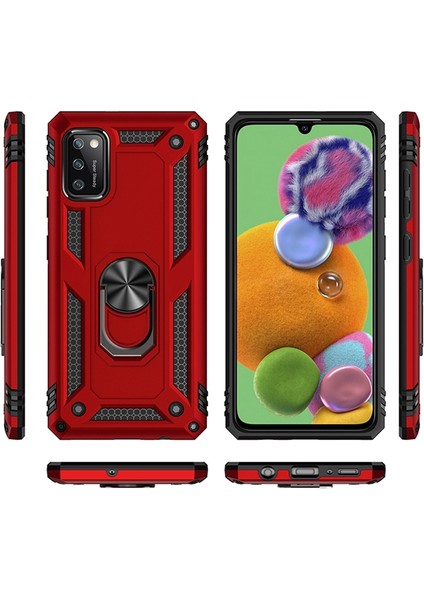 Samsung Galaxy A41 Kılıf Ultra Korumalı Yüzüklü Manyetik Vega Kapak modelleri
