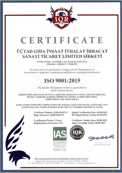 Üçtat Antep Fıstıklı, Ballı Fındık Ezmeli, Pestil Tatlısı 300G