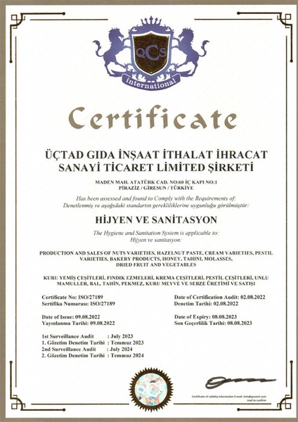 Üçtat Muska Pestil Tatlısı 1000G