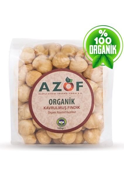 Organik Kavrulmuş Iç Fındık 125G