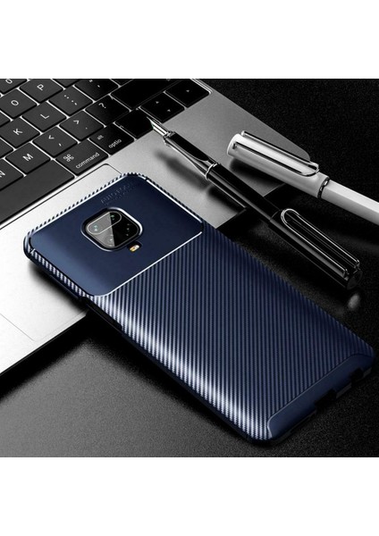 Xiaomi Redmi Note 9 Pro Kılıf Deri Desenli Lux Negro Silikon