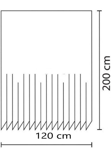 Tropik Banyo Duş Perdesi 3391 Çift Kanat 2X120X200 modelleri
