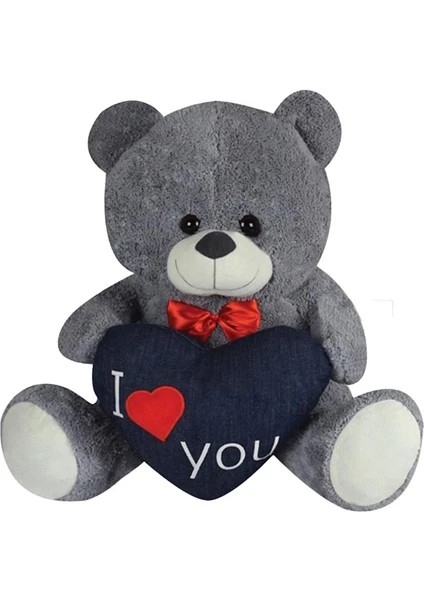 Oyuncak I Love You Kalpli Ayı Peluş 30 Cm 62049