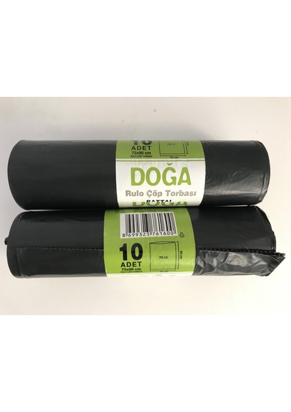 Battal Boy Çöp Torbası 75X90 cm 300 gr 2 Rulo