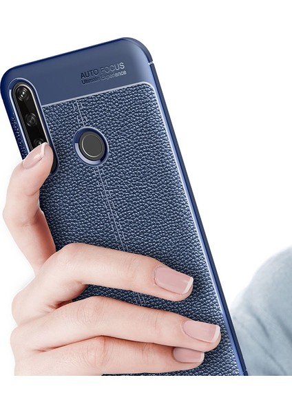 Huawei Y6P Kılıf Deri Desenli Lux Niss Silikon fırsatları