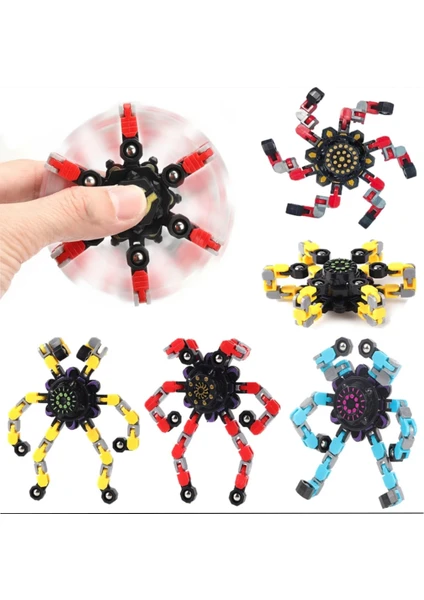 Transformers Fidget Spinner Stres Çarkı Dönüşebilen Stres Çarkı