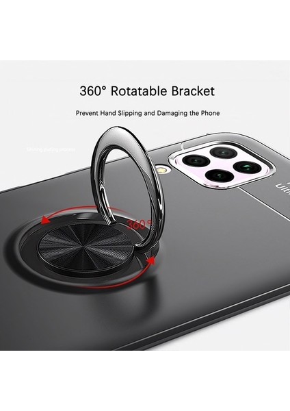 Huawei P40 Lite Kılıf Yüzüklü Manyetik Ravel Sillikon fiyatları