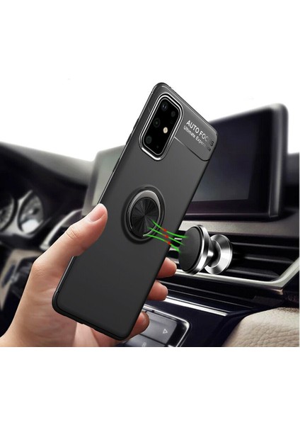 Samsung Galaxy A31 Kılıf Yüzüklü Manyetik Ravel Silikon fırsatları