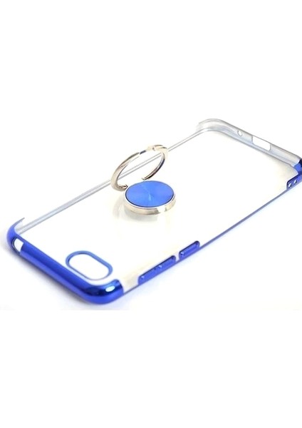 Xiaomi Redmi Note 9 Pro Kılıf 4 Köşe Renkli Yüzüklü Manyetik Gess Silikon