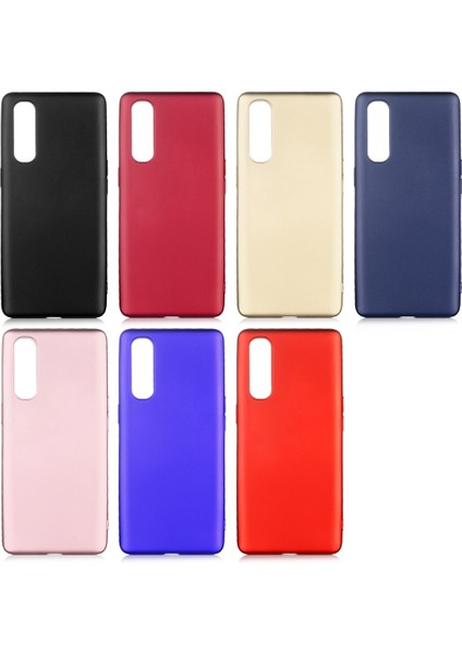 Oppo Reno 3 Pro Kılıf Ultra Ince Mat Silikon