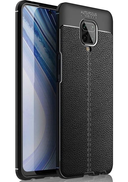 Xiaomi Redmi Note 9 Pro Kılıf Deri Desenli Lux Niss Silikon