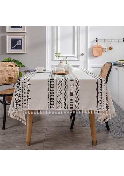Pamuklu Keten Masa Örtüsü (Yurt Dışından)
