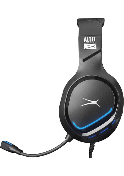 Altec Lansing ALGH9603 Siyah Ps4/xbox/mobil Uyumlu Usb+3.5mm Mavi Ledli Gaming Mikrofonlu Kulaklık