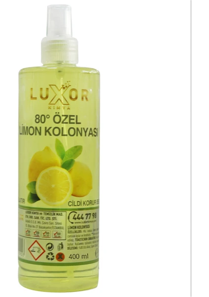 80° Özel Limon Kolonyası 400 Ml