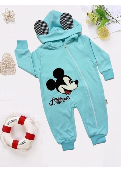 Babybonta Kız Erkek Bebek Mickey Mouse Tulum 3-12 Ay fiyatları