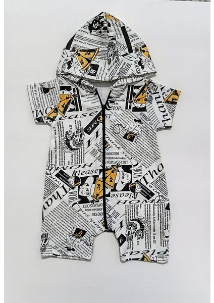 Babybonta Bebek Tulum Gazete Baskılı 3-9 Ay modelleri