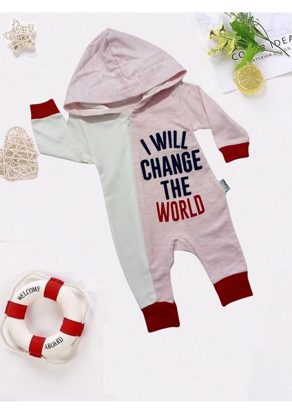 Babybonta Kız Bebek Tulum Change The World 0-12 Ay fiyatları