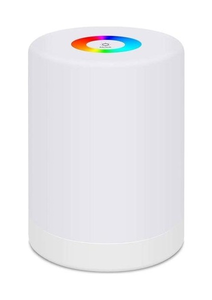 LED Gece Lambası, Akıllı Başucu Masa Lambası, Dokunmatik Kontrol, Kısılabilir, USB Şarjlı, Taşınabilir, Çocuklar Için Rgb Değiştirme, Yatak Odası, Kamp (Yurt Dışından)