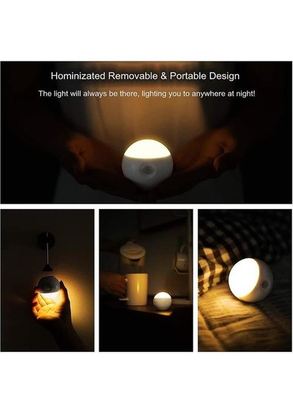 LED Gece Lambası, Alacakaranlık Sensörü ile Otomatik Gece Lambası, USB Şarj, Gerekli Yok, Evde Veya Ofiste Kullanılabilir Ahşap (Yurt Dışından)