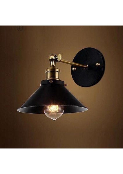 Modern Vintage Loft Metal Çift Kafaları Duvar Işık Retro Pirinç Duvar Lambası Ülke Stil E27 Edison Aplik Lambası Armatürleri 110 V / 220 V (Yurt Dışından)