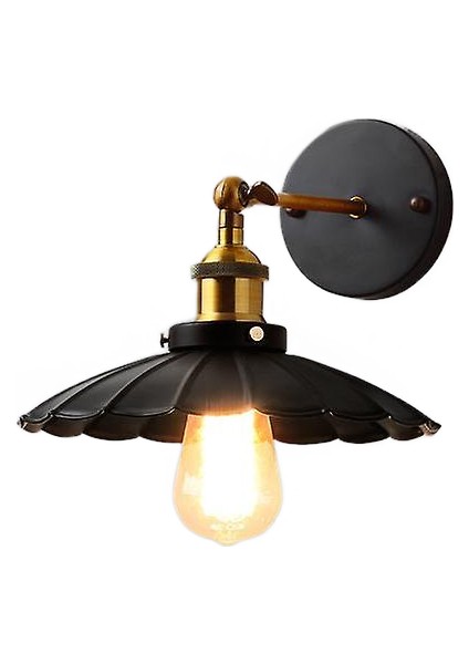 Loft Amerikan Demir Abajur Duvar Lambası Vintage Kafes Guard Aplik Loft Aydınlatma Armatürü Modern Kapalı Aydınlatma Duvar Lambaları J-Style (Yurt Dışından)
