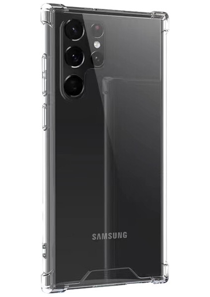 Samsung Galaxy S22 Ultra Kılıf Ultra Korumalı Şeffaf Antishock Silikon