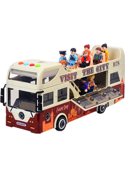 Otobüs Modeli Çocuk Oyuncak - Beyaz (Yurt Dışından)