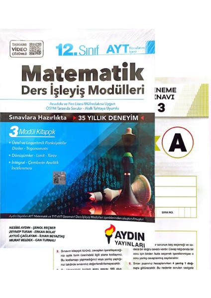 12. Sınıf Matematik Ders İşleyiş Modülleri-Yeni-(Okyanus Yayınları Denemeli)