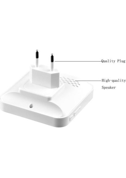 Three Beans Ultra-Uzun Mesafeli Kablosuz Kapı Zili Değişimi Dijital Elektronik Kapı Zili (Yurt Dışından)