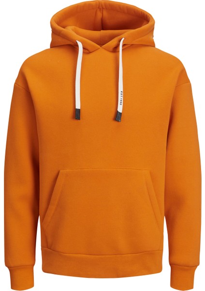 Kapüşon Yaka Turuncu Erkek Sweatshirt 12213418_JJEKING Sweat Hood Sn