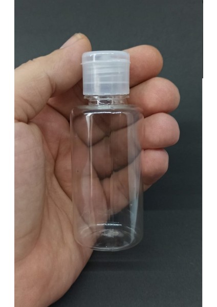 50 ml Demethome Boş Pet Şişe Kolonya-Likit-Dezenfektan-Mürekkep Şişesi Pet-1