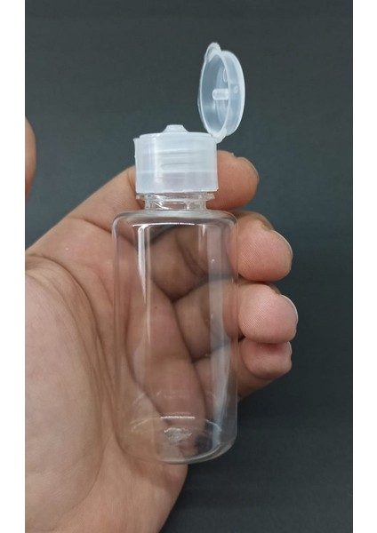 50 ml Demethome Boş Pet Şişe Kolonya-Likit-Dezenfektan-Mürekkep Şişesi Pet-1