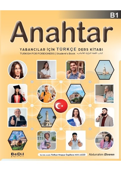 Anahtar Yabancılar Için Türkçe Ders Kitabı B1 (Ciltli)