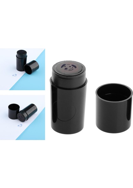 2 Adet Golf Topu Stamper Damga Işaretleyici Hızlı Kuru Golf Aksesuarları Sembolü Siyah 3 5.3x2.1cm modelleri