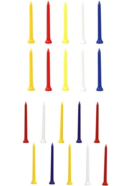 20PCS Kırılmaz Golf Tees 0.47 Inç Genişlik Golf Çivi Çeşitli Golf Için Mavi Kırmızı(Yurt Dışından)